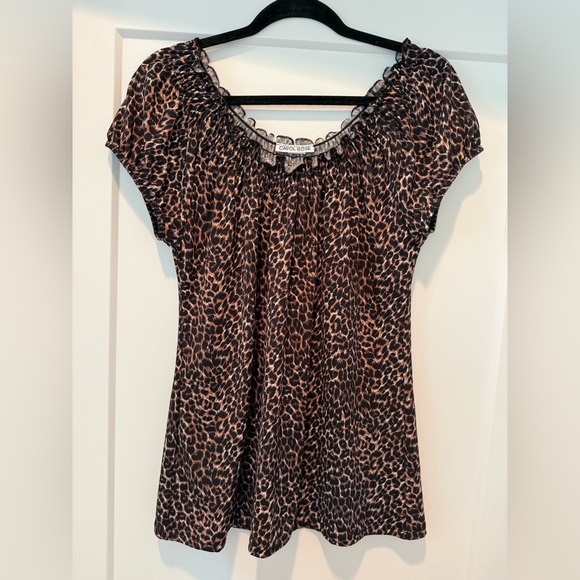 Carol Rose Animal Print Blouse - Picture 10 of 10